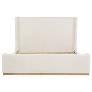Nala Upholstered Sleigh Bed Cream
