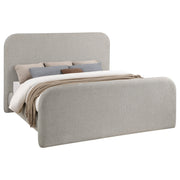 Wren Upholstered Panel Bed Grey