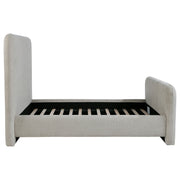 Wren Upholstered Panel Bed Grey