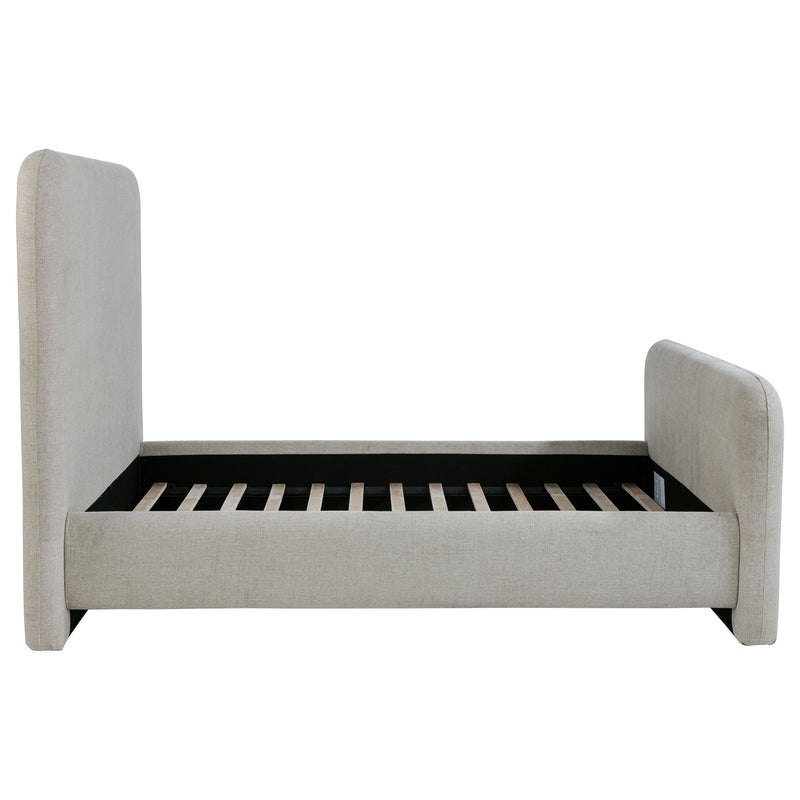 Wren Upholstered Panel Bed Grey
