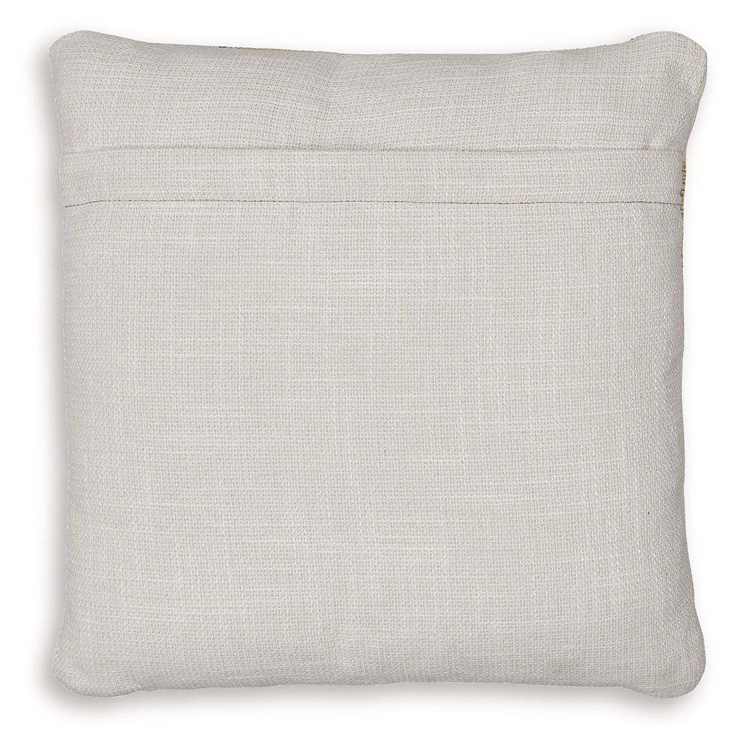 Brockner Next-Gen Nuvella - Indoor/Outdoor Pillow (Set of 4) - Brown / Yellow
