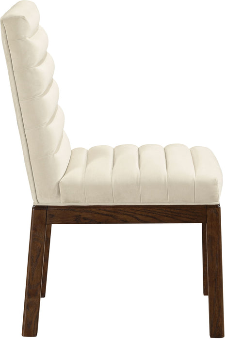 Evelyn - Dining Chair With Brown Legs