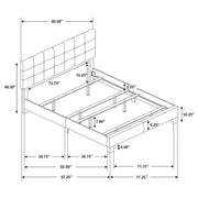Mapes Upholstered Panel Bed