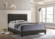 Mapes Upholstered Panel Bed Charcoal Queen