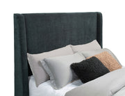 Preston Upholstered Audio Flame Visualizer Bed Dark