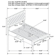 Soledad Upholstered Storage Panel Bed