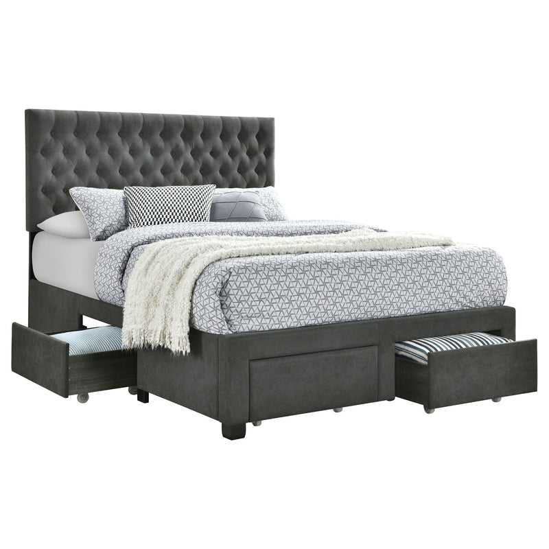 Soledad Upholstered Storage Panel Bed