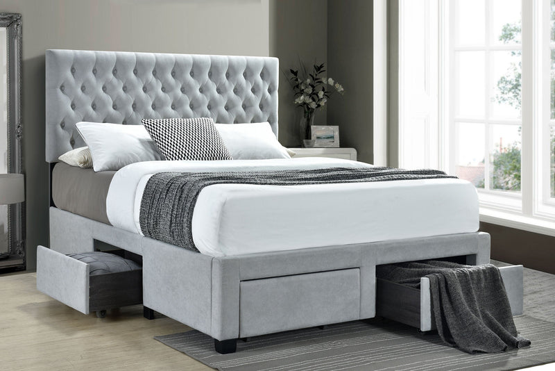 Soledad Upholstered Storage Panel Bed