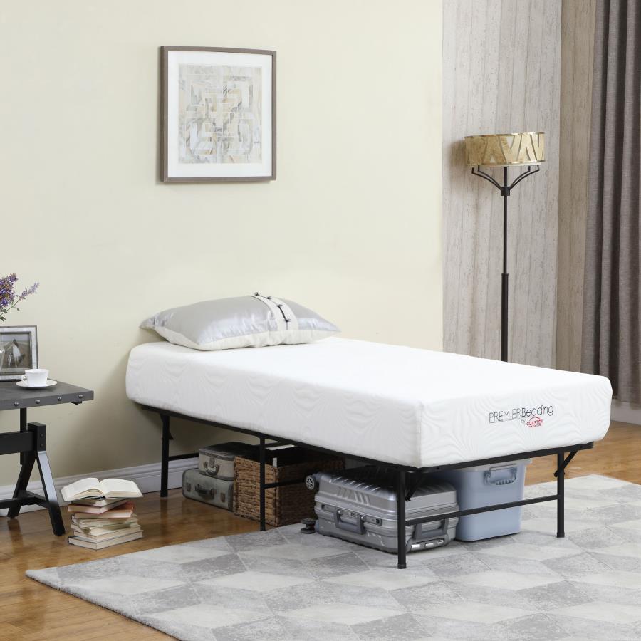 Mabel Metal Mattress Support Platform Bed Twin