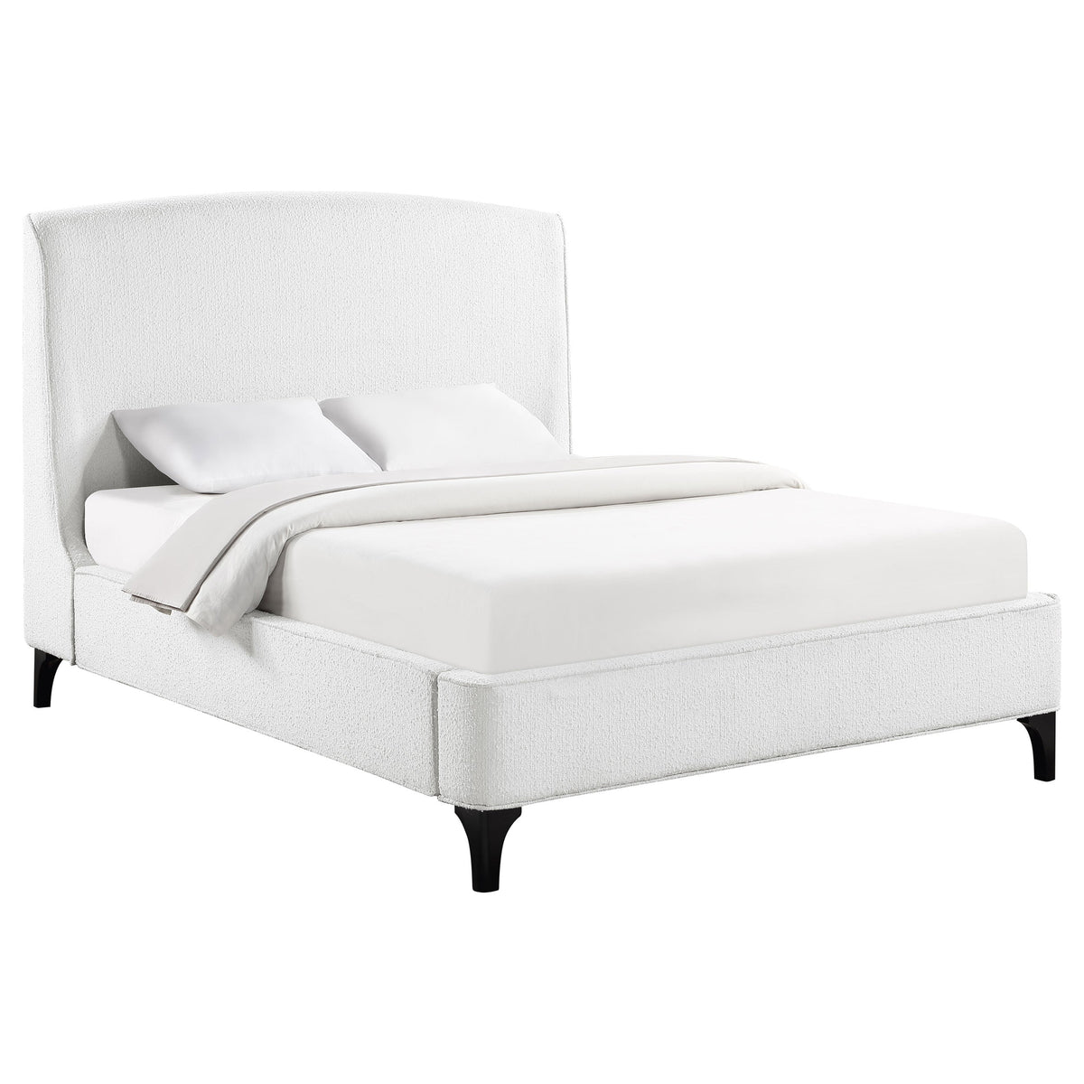 Mosby Upholstered Wingback Bed