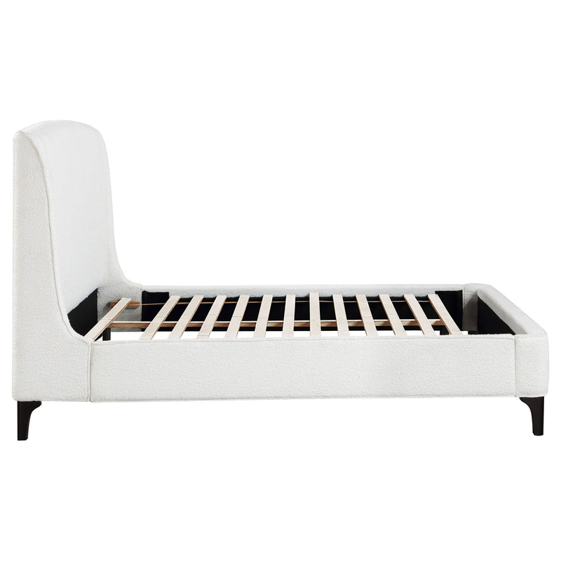 Mosby Upholstered Wingback Bed