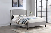 Mosby Upholstered Wingback Bed