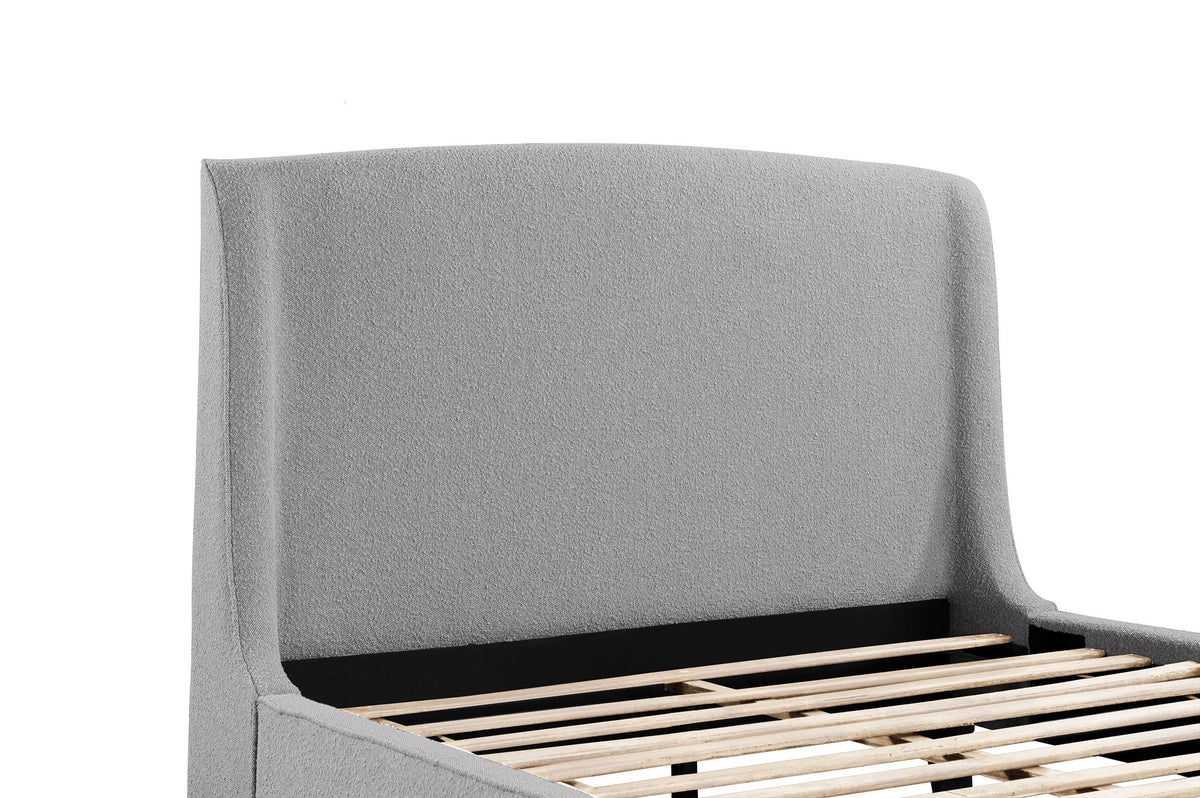 Mosby Upholstered Wingback Bed