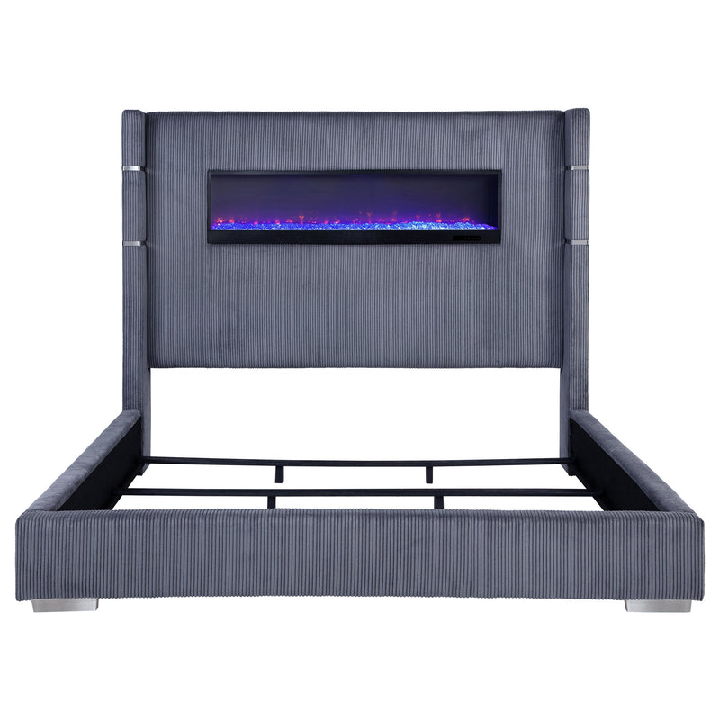 Tisdall Upholstered Flame Visualizer Bed