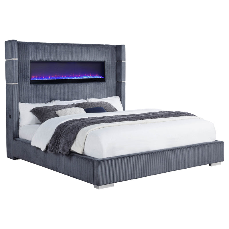 Tisdall Upholstered Flame Visualizer Bed