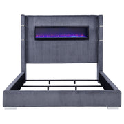 Tisdall Upholstered Flame Visualizer Bed