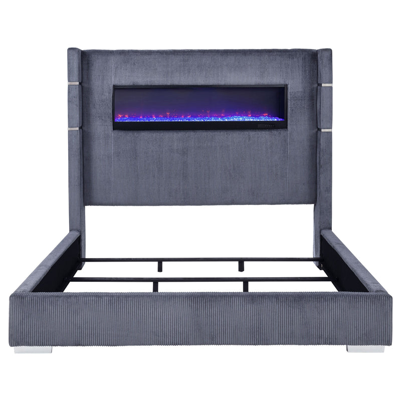 Tisdall Upholstered Flame Visualizer Bed