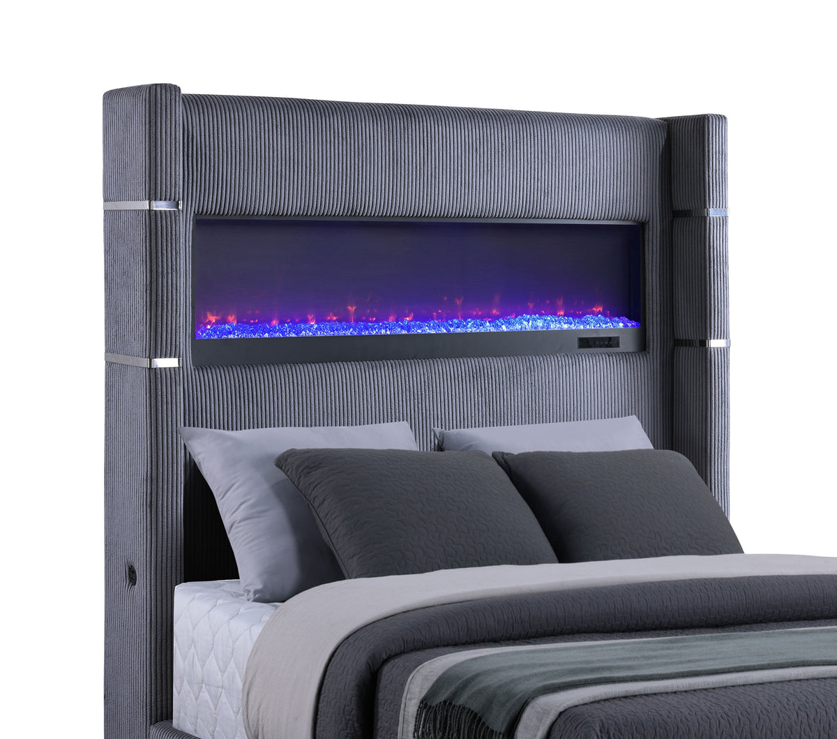 Tisdall Upholstered Flame Visualizer Bed