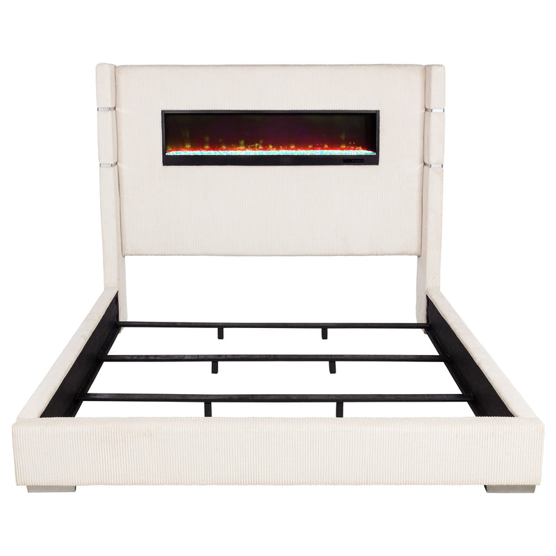 Tisdall Upholstered Flame Visualizer Bed