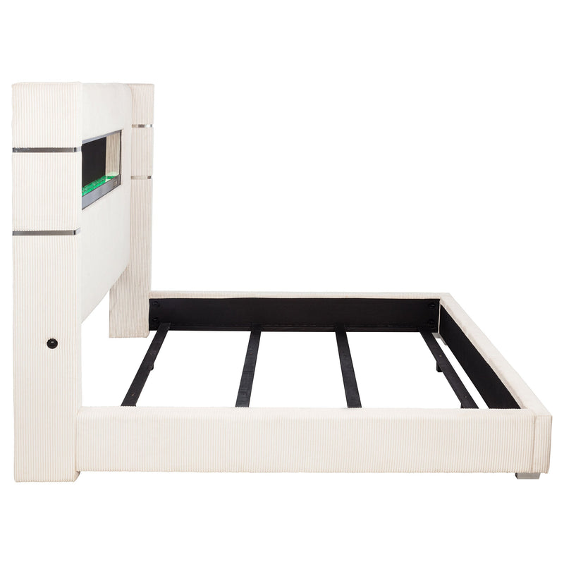 Tisdall Upholstered Flame Visualizer Bed