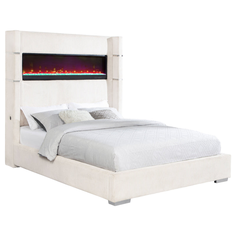 Tisdall Upholstered Flame Visualizer Bed