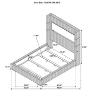 Tisdall Upholstered Flame Visualizer Bed