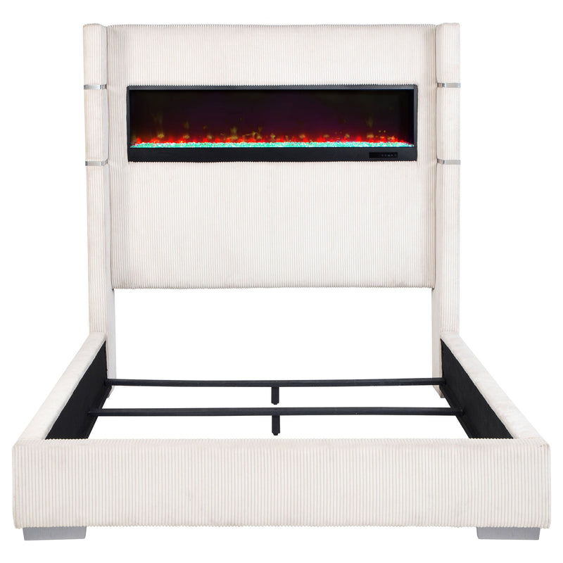 Tisdall Upholstered Flame Visualizer Bed
