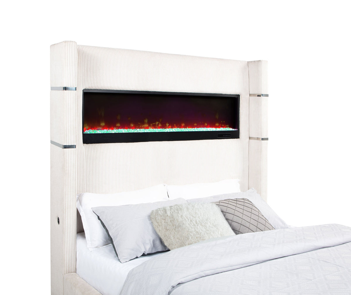 Tisdall Upholstered Flame Visualizer Bed