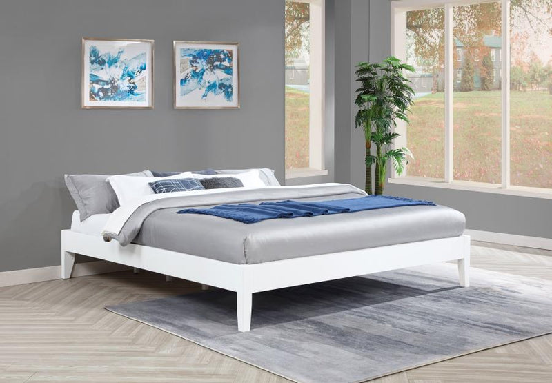 Hounslow Universal Platform Bed White Eastern King