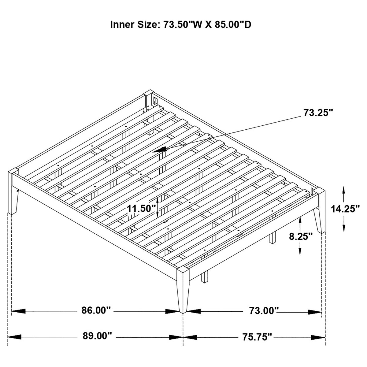 Hounslow Universal Platform Bed