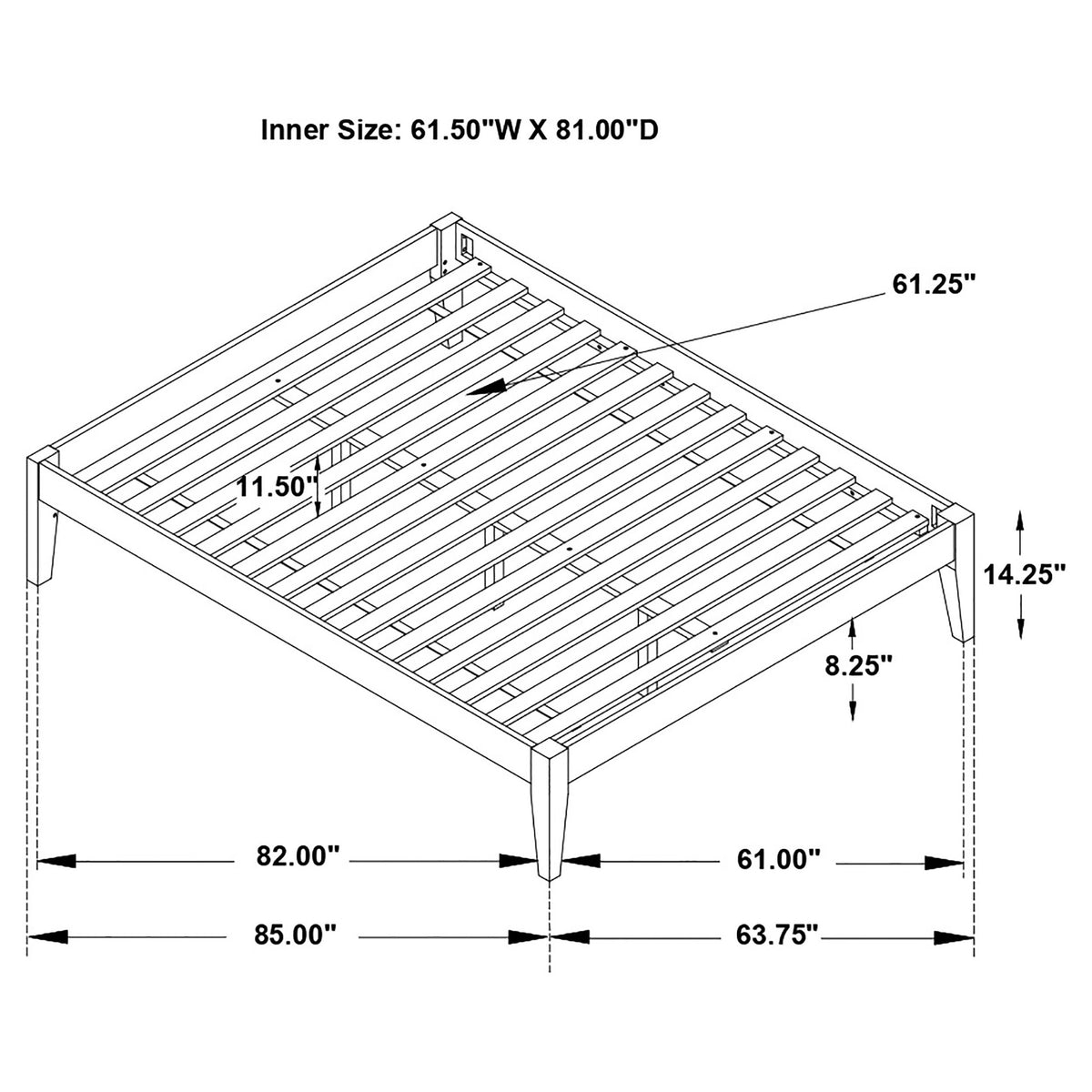 Hounslow Universal Platform Bed