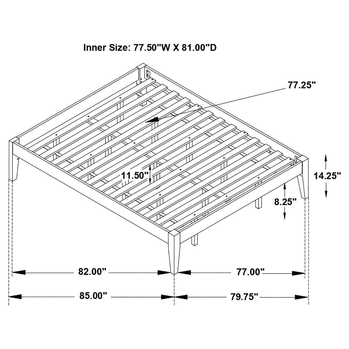 Hounslow Universal Platform Bed