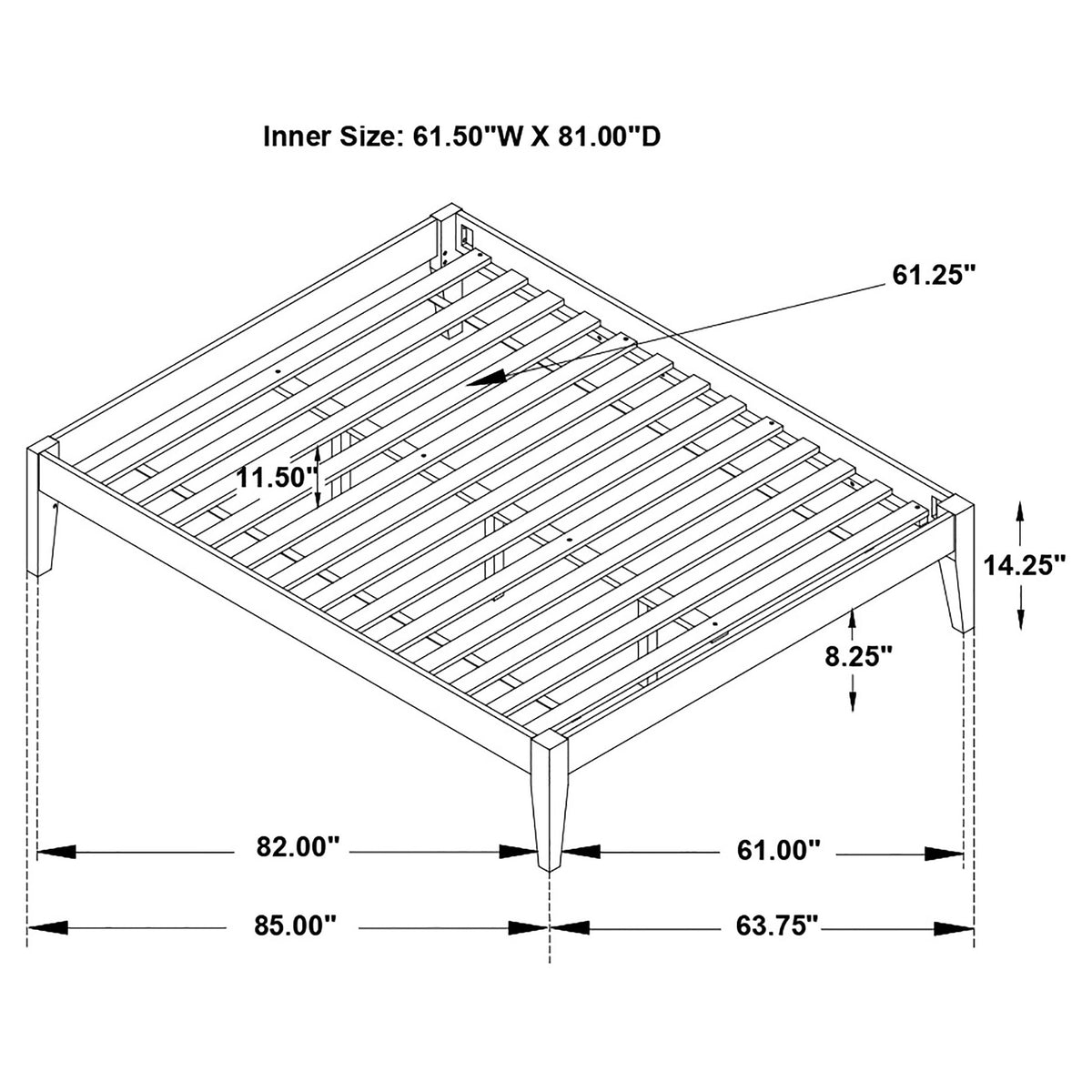 Hounslow Universal Platform Bed