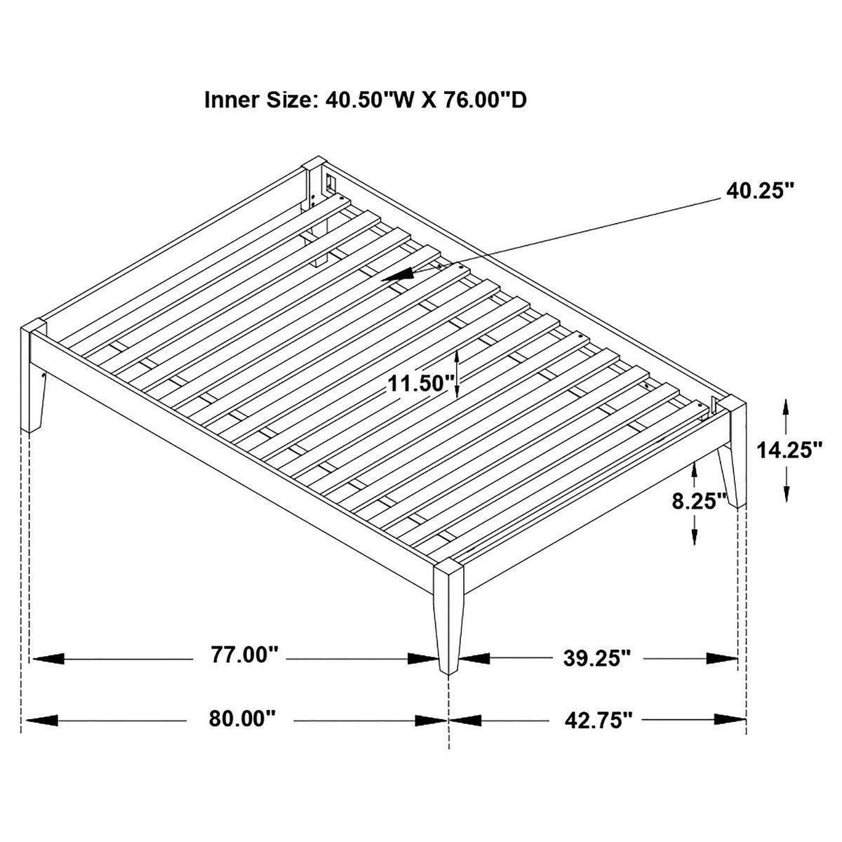 Hounslow Universal Platform Bed