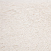 Rebecca Faux Fur Upholstered Bed Cream