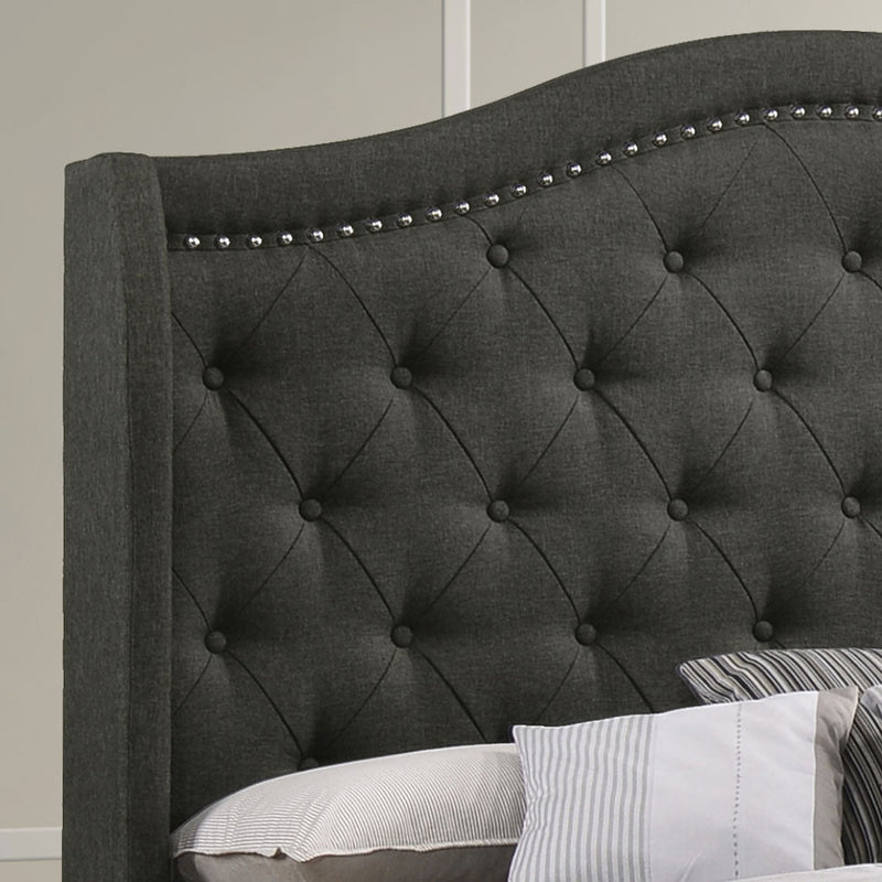 Sonoma Upholstered Wingback Bed