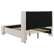 Alamosa Boucle Upholstered Wingback Bed