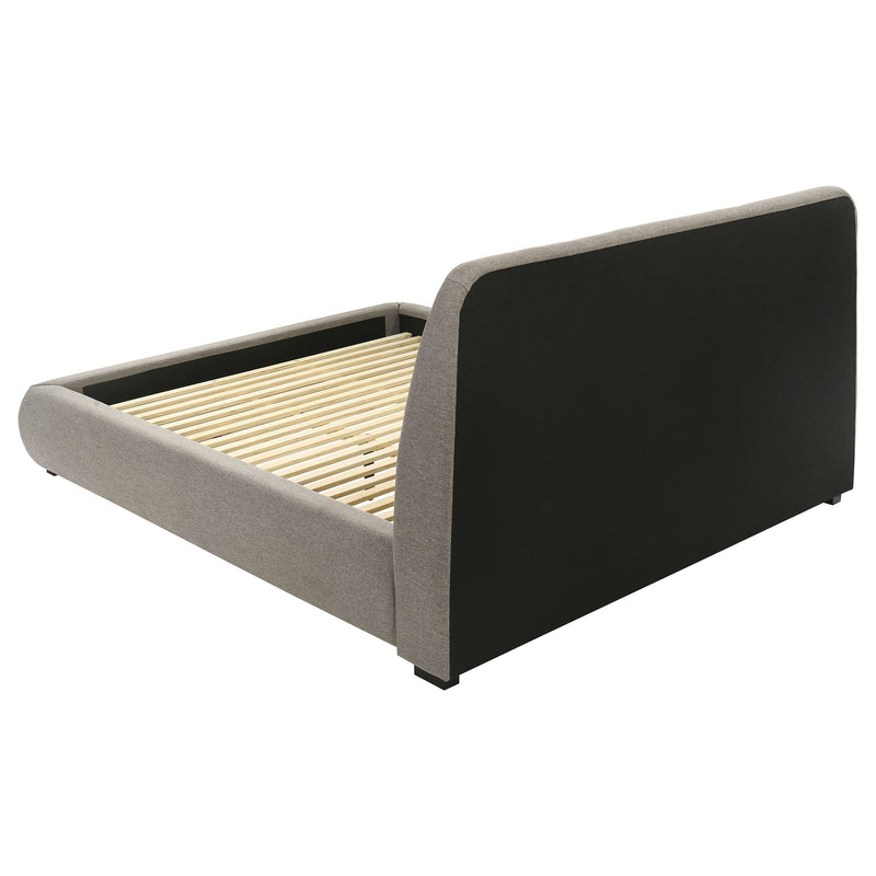 Mokena 46-inch Upholstered Platform Bed