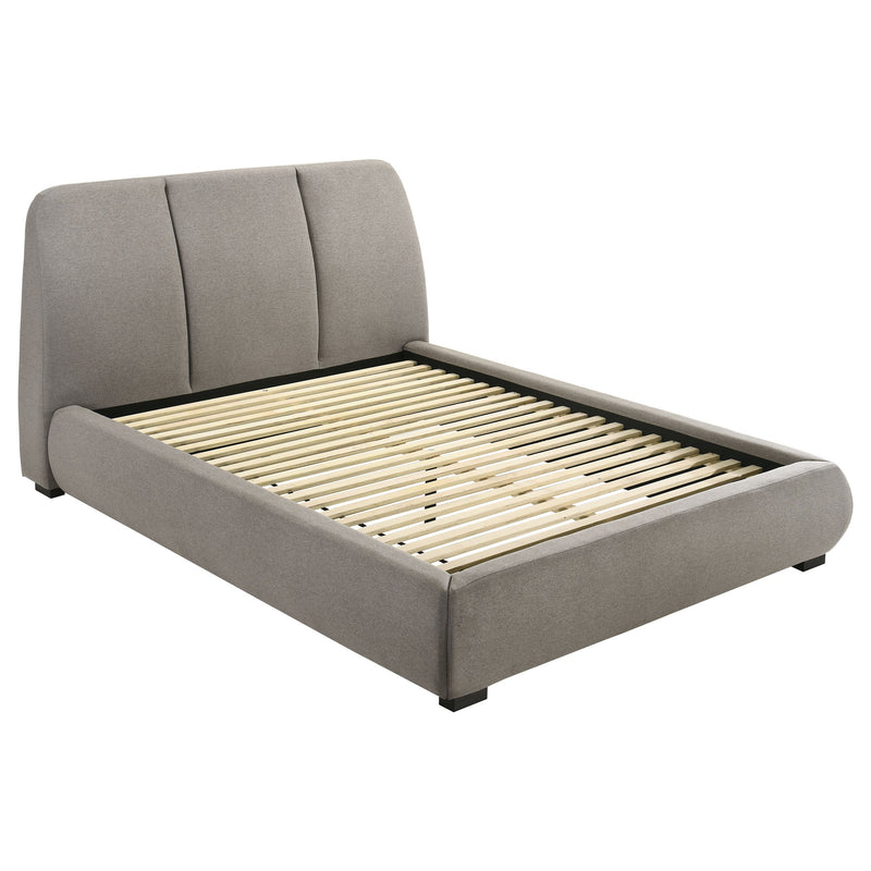 Mokena 46-inch Upholstered Platform Bed