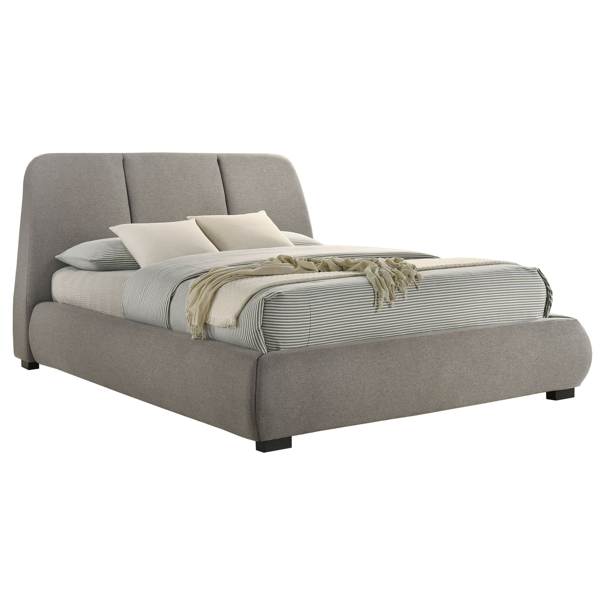 Mokena 46-inch Upholstered Platform Bed