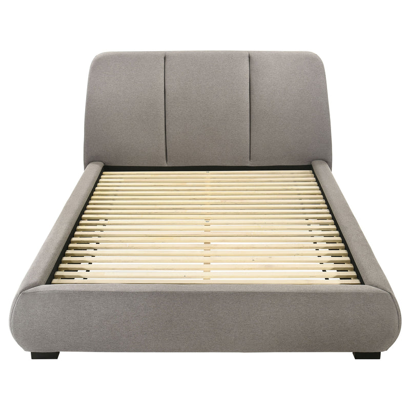 Mokena 46-inch Upholstered Platform Bed