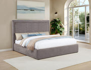 Lawson 54-inch Upholstered Platform Bed Mushroom Eastern King