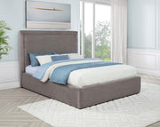 Lawson 54-inch Upholstered Platform Bed Mushroom Queen