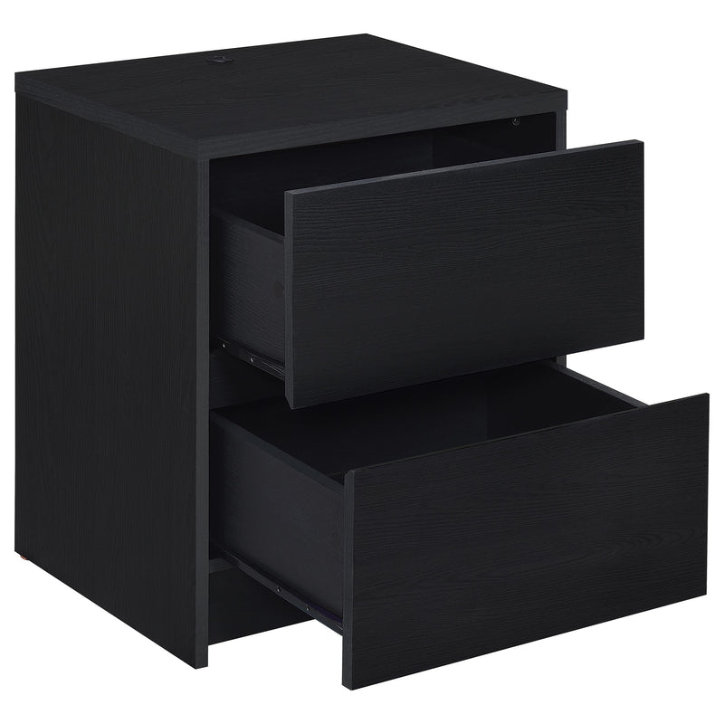 Westpark 2-drawer Nightstand LED s and USB