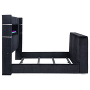 Tisdall Flame Visualizer Wingback TV Bed