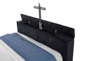 Tisdall Flame Visualizer Wingback TV Bed