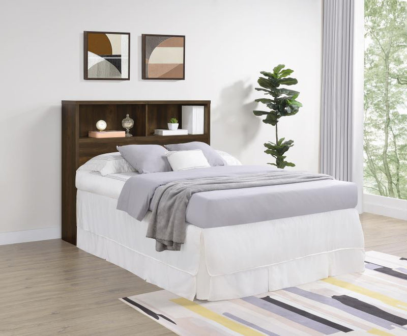 Westpark 49-inch Bookcase Headboard Dark Pine Full