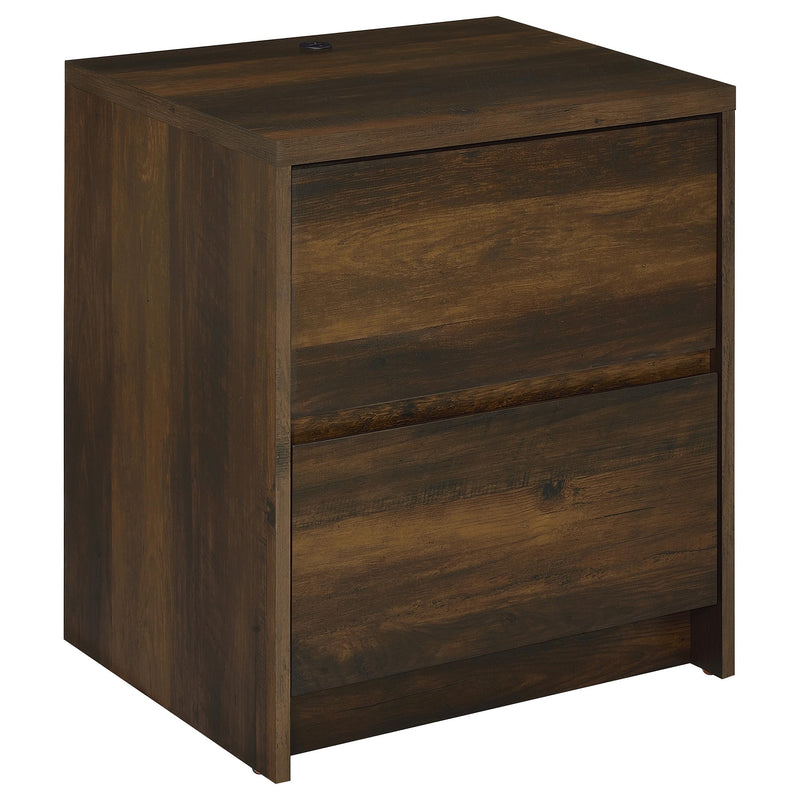 Westpark 2-drawer Nightstand LED s and USB