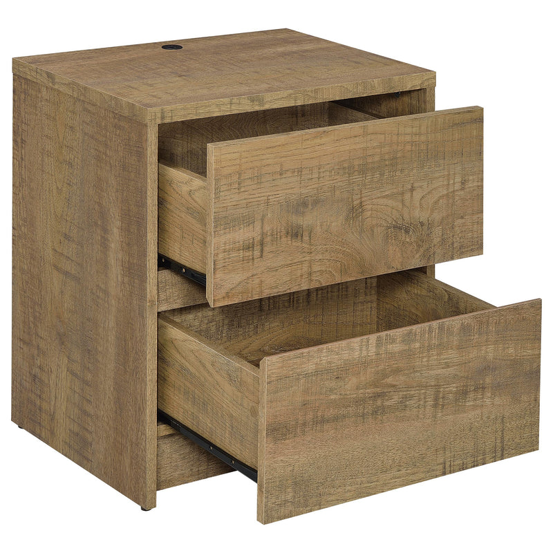 Westpark 2-drawer Nightstand LED s and USB