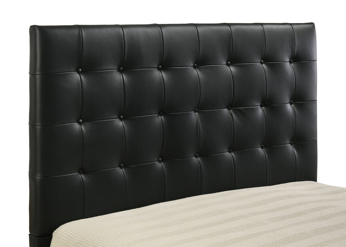 Medley Genuine Leather Panel Platform Bed